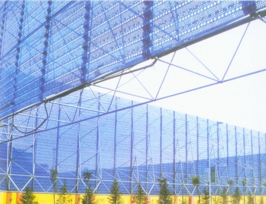 和田环保扫风墙网架工程